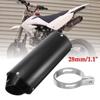 28mm Muffler Exhaust Pipe Clamp 50cc 110cc 125cc Dirt Pit Rro Quad Bike ATV