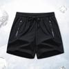 New Men's Quick-drying Loose Sports Casual Pants Thin Ice Silk Beach Pants