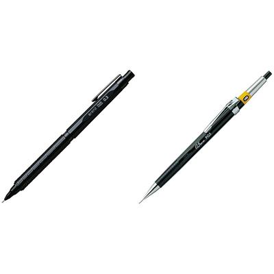 Комплектная покупка Механический карандаш Pentel Orenz Nero 0,3 мм PP3003-A Черный + Графит 0,5 мм PG5-AD