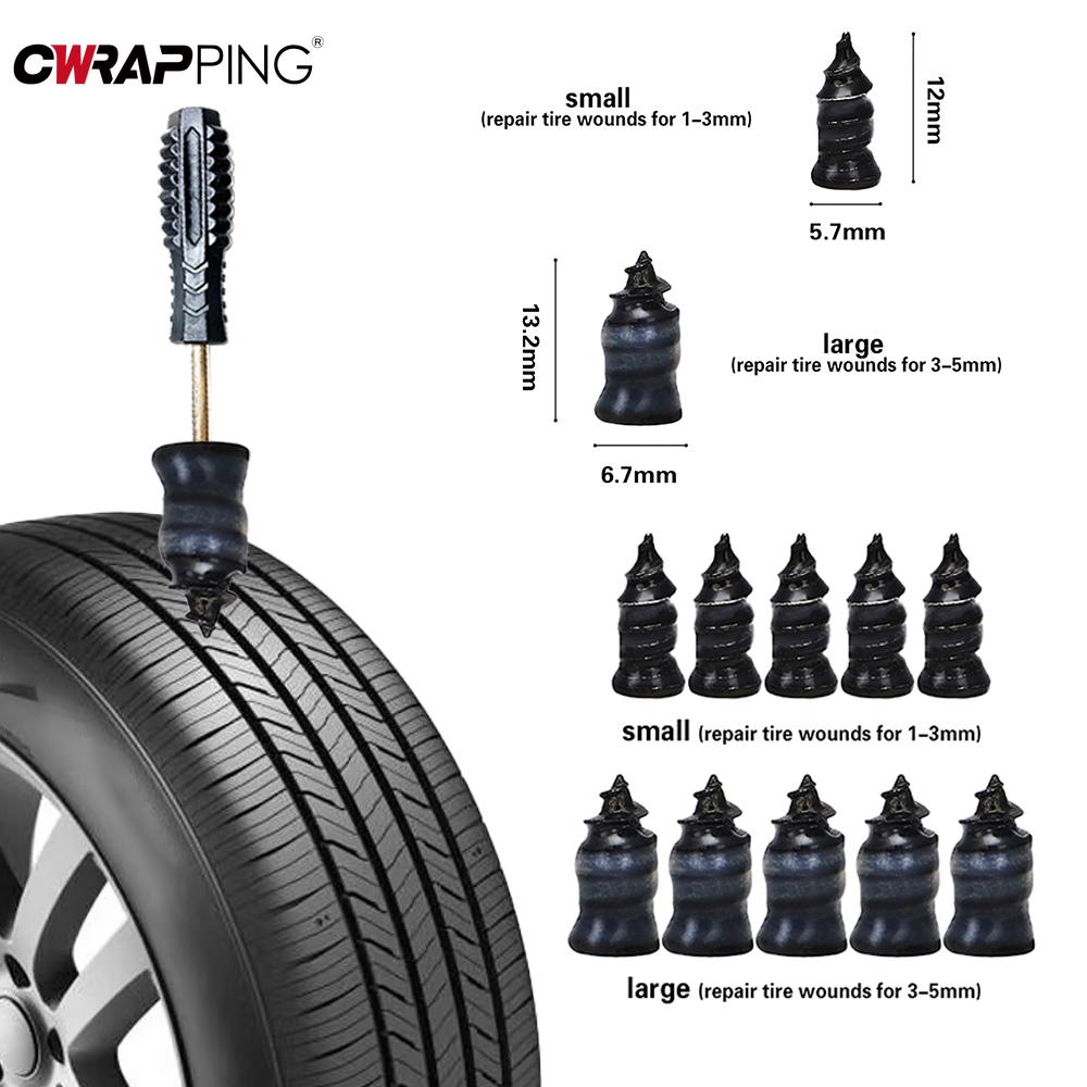 Инструменты для ремонта проколов шин автомобиля, винтовой инструмент для ремонта, аварийный прокол, мотоциклетные шинные полоски, клей, набор инструментов, автомобильный аксессуар