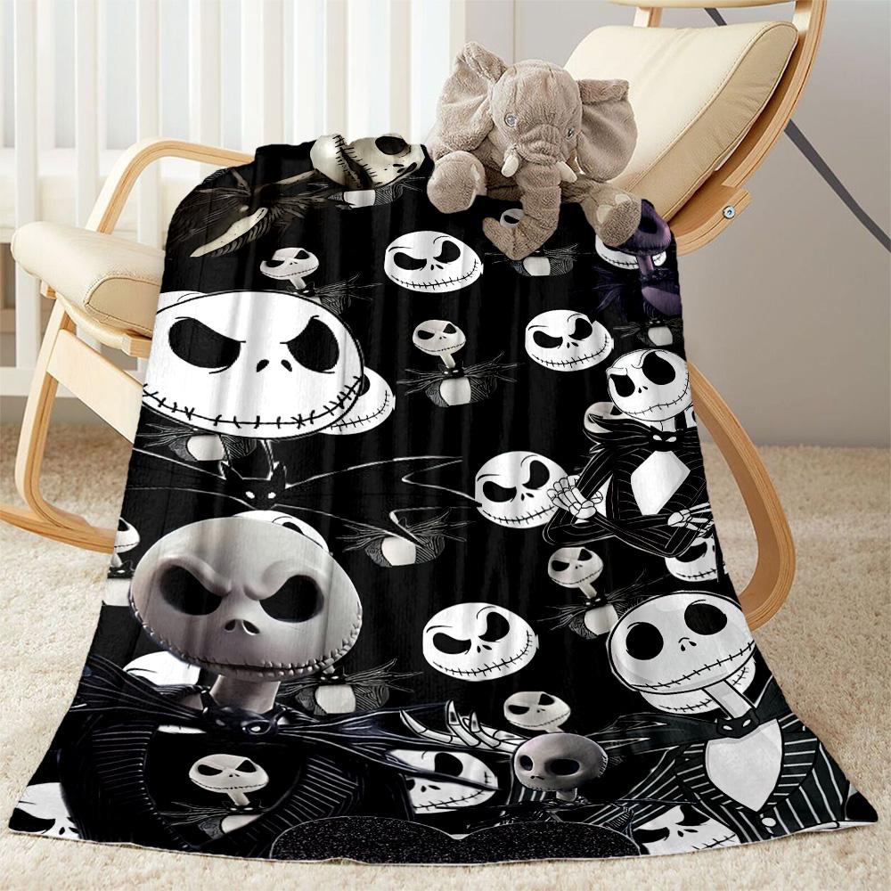Christmas Nightmare Blanket Ultra-Soft Great for Bedding Couch Bed for All Seasons Playful Design Ideal Gift for Friends Family Couples Picnic