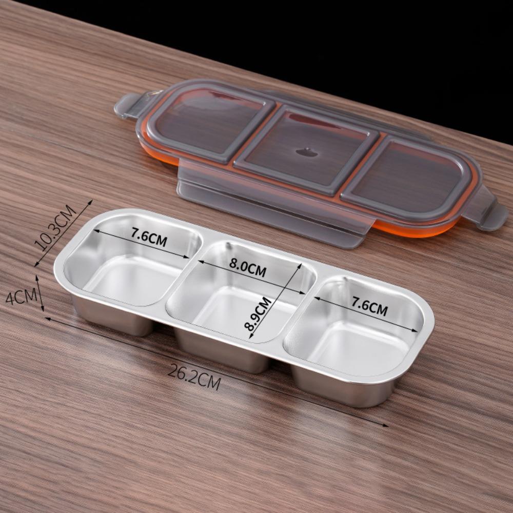 Leak-proof Food Storage Container 2/3 Grids Fruit Food Fresh Box  Kids Gift