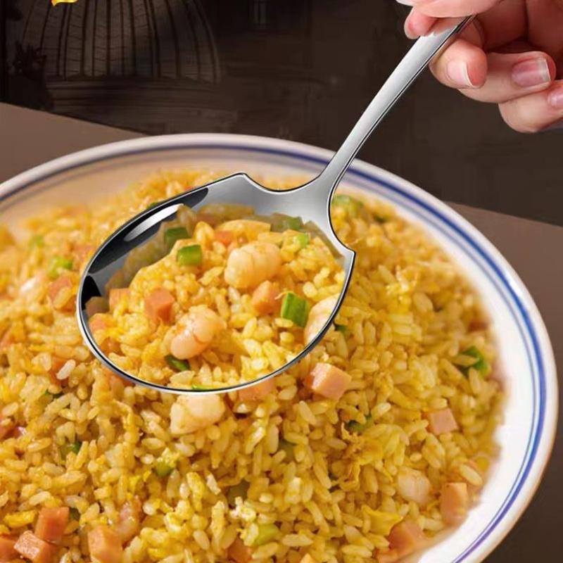 Stainless Steel Thickened Exquisite Large Spoon4