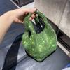 Women'S Bag Spring Rhinestone Bag Portable Bucket Bag Single Shoulder Oblique Span Chain Bag Small Bag Hand Bag