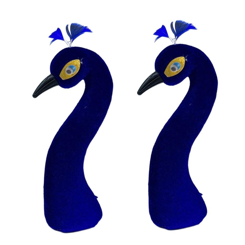 Пенопластовая голова-манекен павлина, флокированная, корзина с цветами, украшение для мероприятия, банкета, домашнего декора