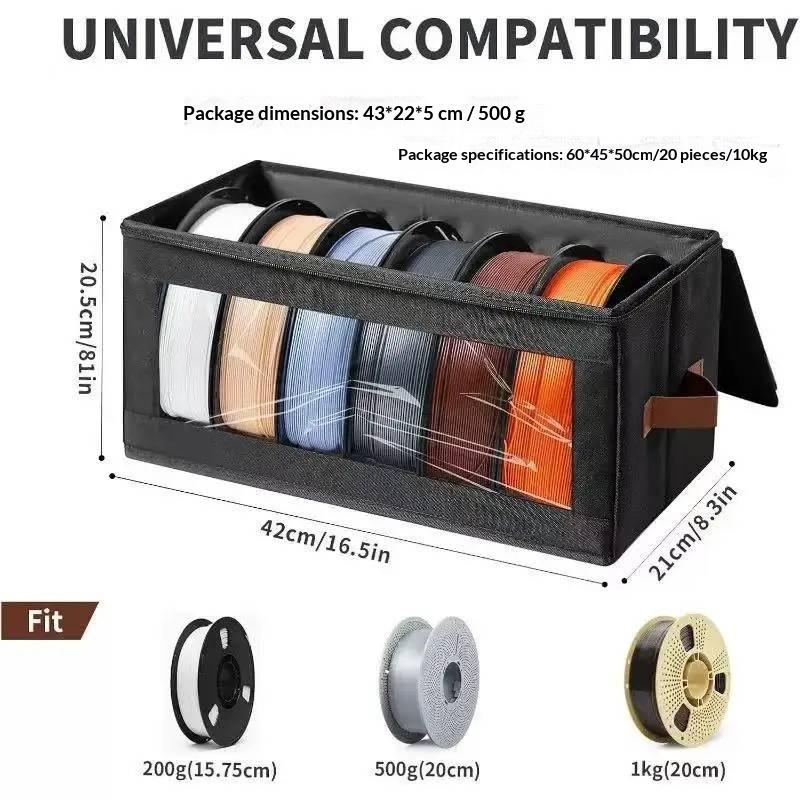 Consumable Storage Box - 3D Printer Consumable Storage Container, Suitable For Storing 3D Printing Accessories At Home, Office,