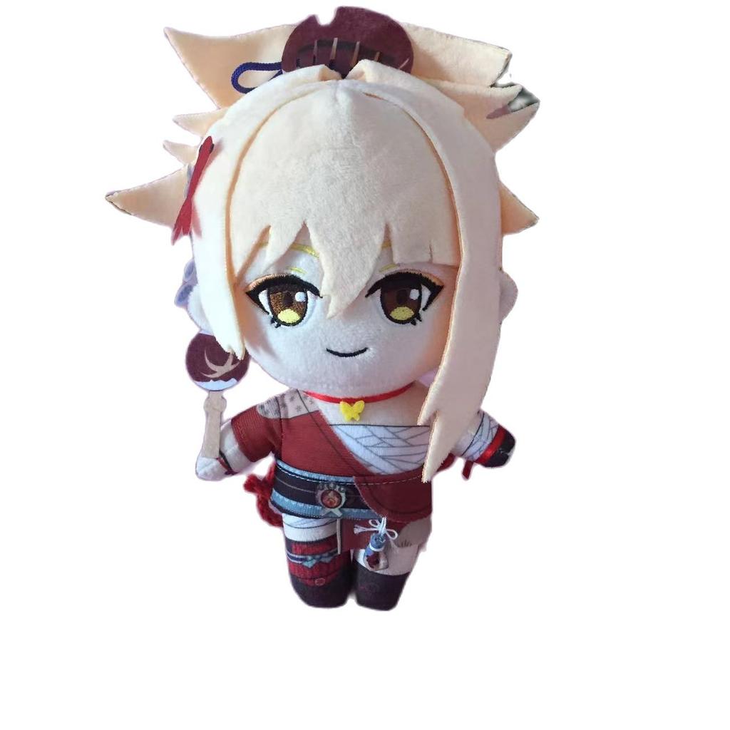 Аниме Genshin Impact Yoimiya плюшевая кукла игрушка Ning Guang Eula игра милая мягкая подушка детский подарок 20 см