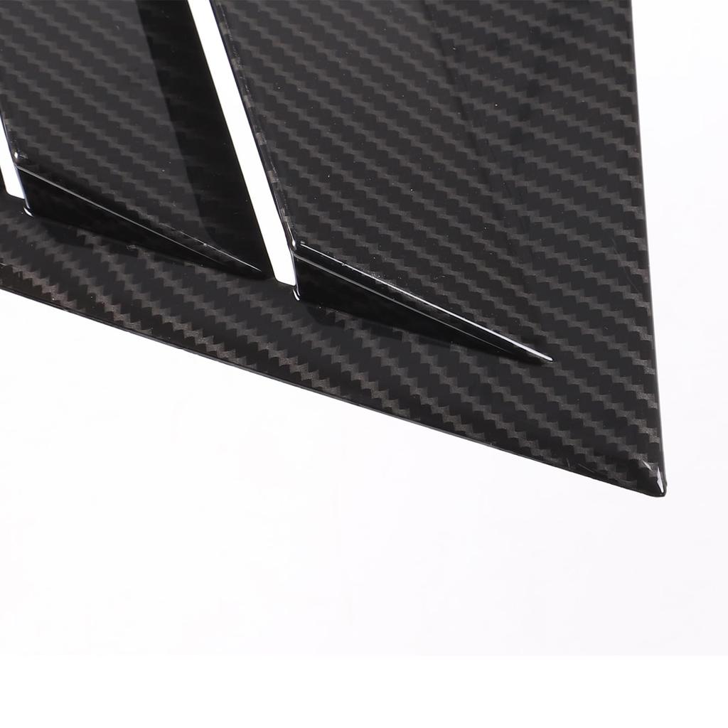 Hcilloend Rear Side Window Louver Covers for Nissan Fairlady Z Shutter Side Vent Rear Window Shutter Easy Adhesive Decorative Exterior Custom Car Set