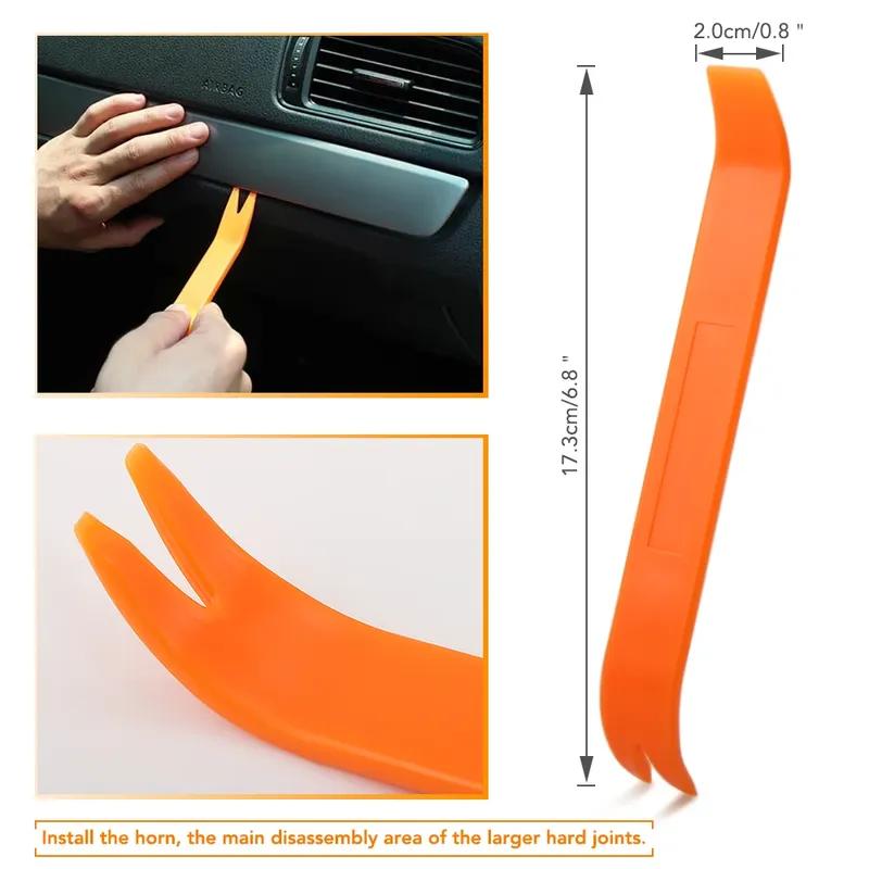 Car 4pcs/set Removal Tool Stickers For Mercedes Benz A B CLA GLA GLE ML GL R W164 W166 X156 X164 X166 2012 2013 2014 2015