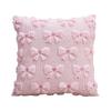 Christmas Tree Heart and Embroidered Throw Cover for Sofa Couch Living Room Decor