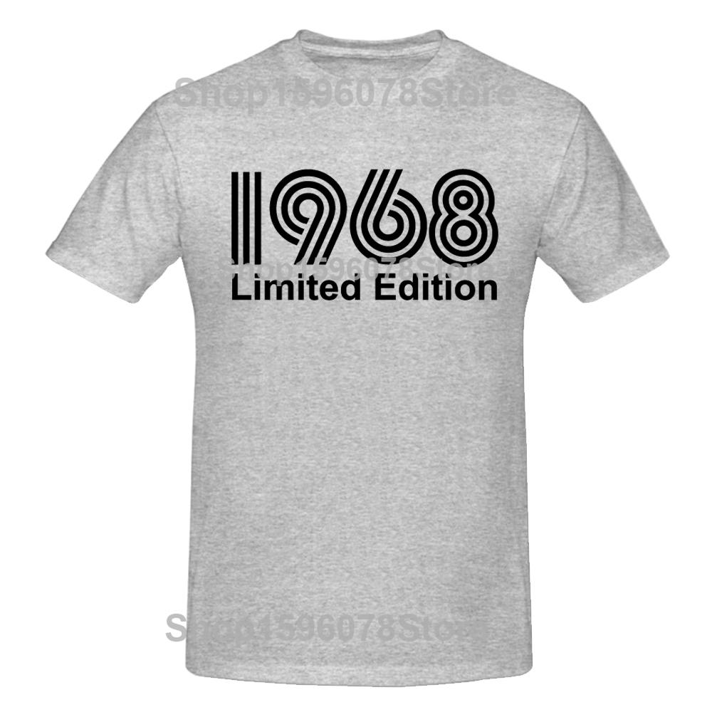 Novelty Awesome 1968 Limited Edition T Shirts Graphic Cotton Streetwear Short Sleeve Birthday Gifts Summer Style T-shirt Men