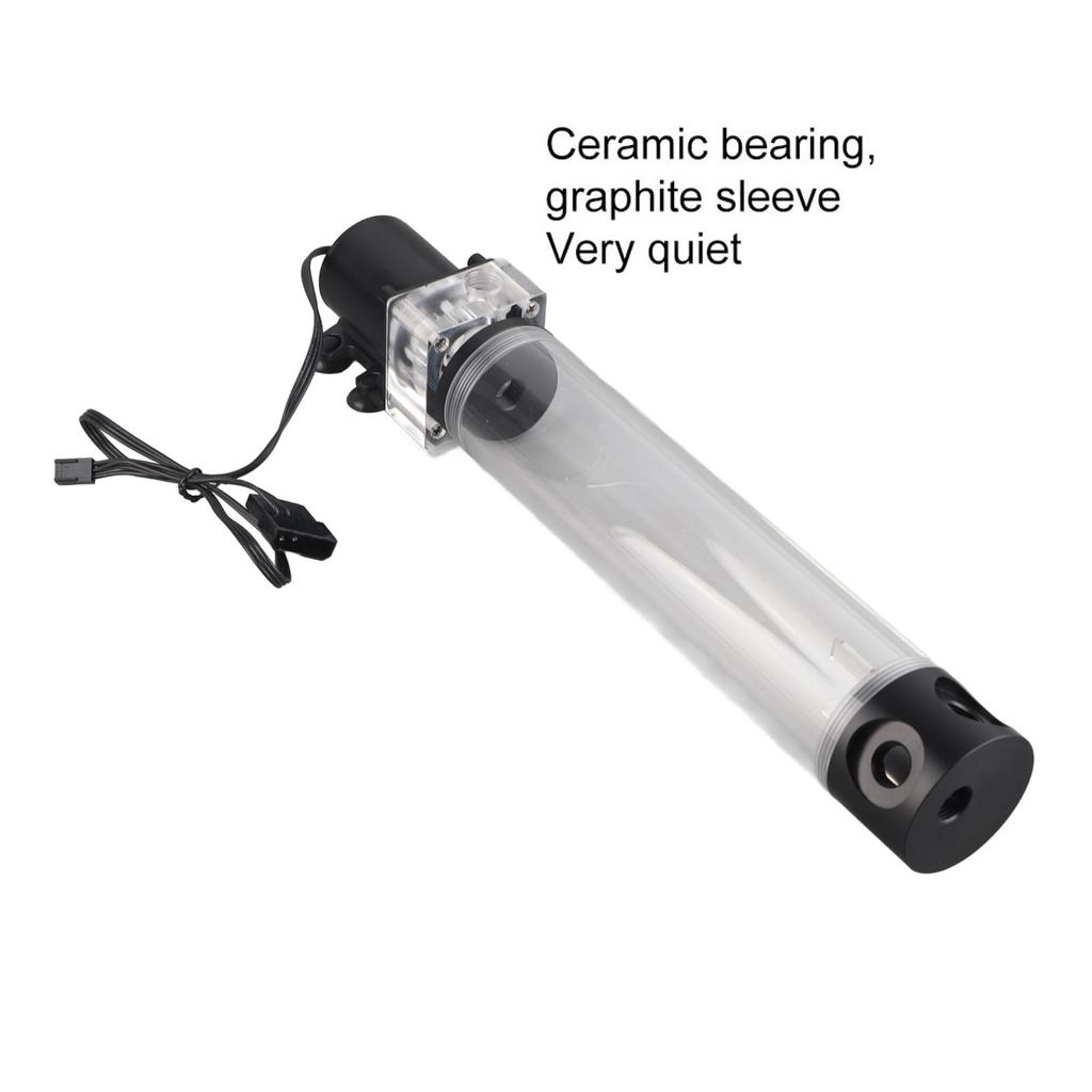 CPU Cooling Cylinder Pump System Leakproof Insulating Water Cooling Tank for Computer PC
