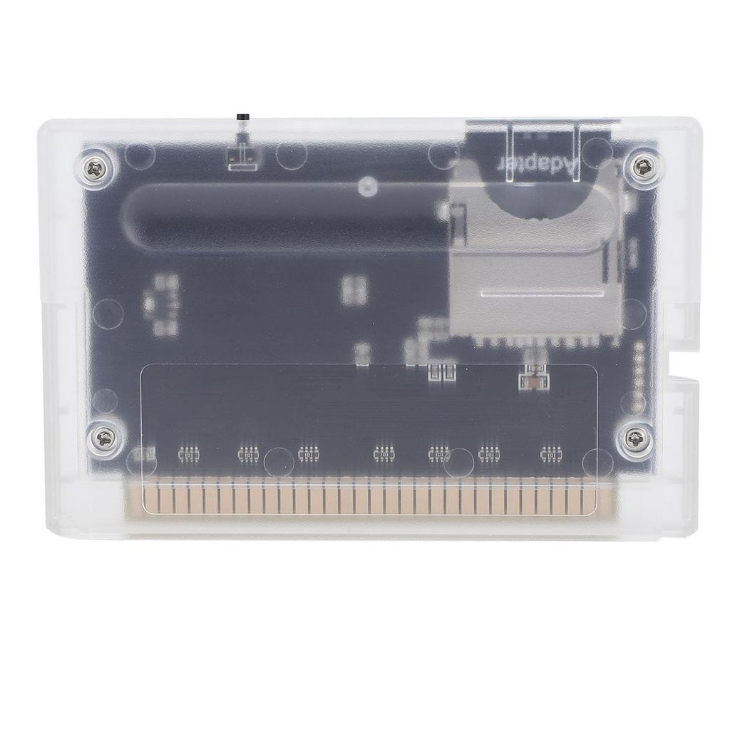 Игровая карта 3000 в 1 с памятью 8 ГБ Прозрачная кассета для Mega Drive Mega Key Игровые аксессуары Карта, V1, Поддержка, (Прозрачный белый)