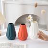 Imitation Ceramic Flower Vase Diamond Shaped Flower Arrangement Fashion Flower Pot  Home Decoration