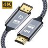 Кабель DP на HDMI 4K 60 Гц Адаптер DisplayPort на HD Видео Аудио Display Port для ПК HDTV Проектора Ноутбука
