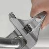 Mini Adjustable Bathroom Adjustable Wrench Strong Clamping Large Open End Multifunctional Spanner Bathroom Repair Tool
