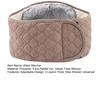 Зимний пояс-грелка на талию, регулируемый, 3 слоя, плотный, для холодной погоды, мужской, женский, термо-плюшевый, пояс-фиксатор для поясницы, поясничная поддержка