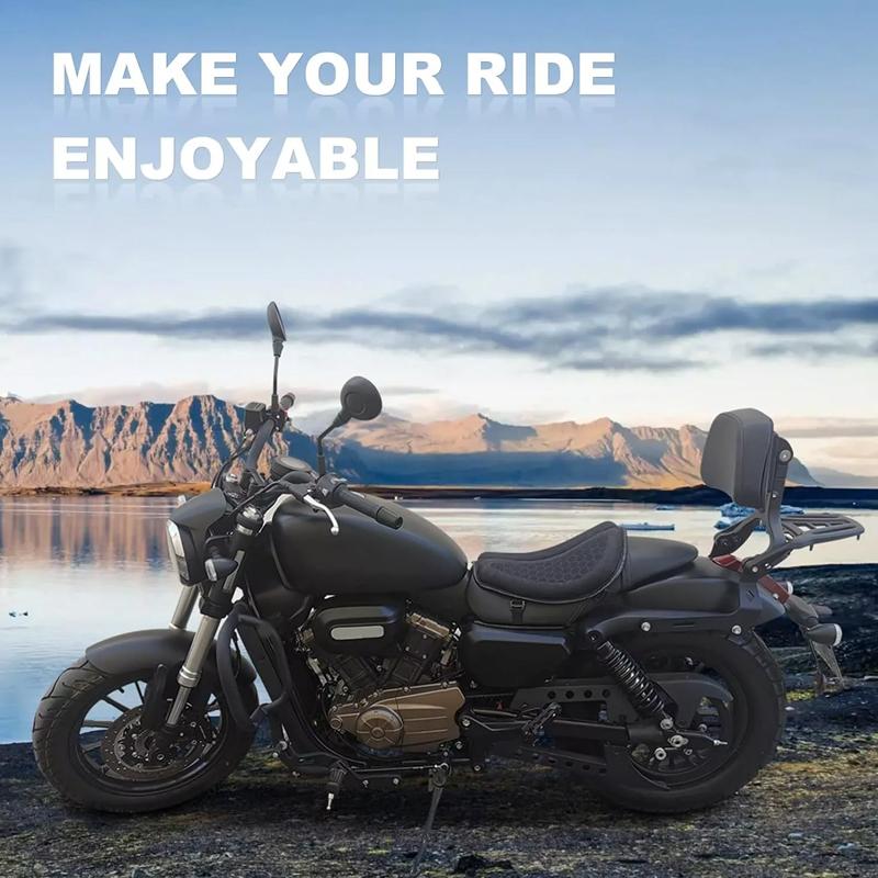 Подушка для мотоцикла, амортизирующая, дышащая, солнцезащитная, амортизирующая, чехол для сиденья мотоцикла