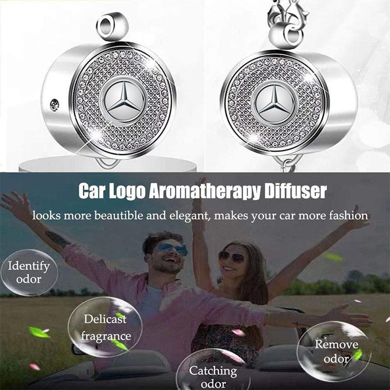 CQZ1 1PCS Car Perfume Pendant Air Freshener Hanging Diffuser Accessory For Mercedes Benz B/C/E/S Class A Class C200L GLC GLK CLA GLA