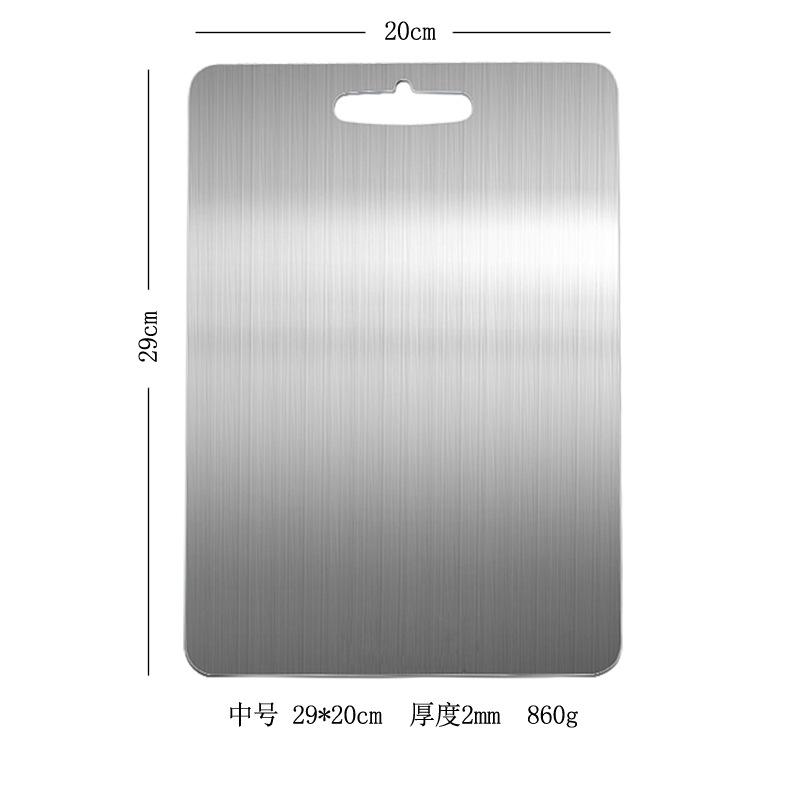 Stainless Steel Chopping Block Fruit Vegetable Meat Chopping Boards Easy Clean Cutting Board Practical Kitchen Tool