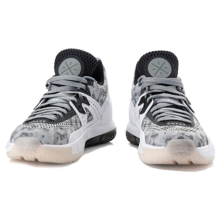 Li Ning WOW 5 Низкие Баскетбольные Кроссовки Мужские Серый Белый ABAM057-6