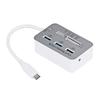 USB-C 7-in-1 Docking Station: USB 3.0 Hub, Card Reader, Aluminum High-Speed Splitter