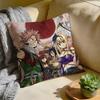 Classic Comics Anime FFAIRY TAIL Cushion Cover Washed Linen Soft Breathable Decorative Case For Sofa Home Pillow Cover