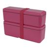 Miyoshi Seisakujyo GEL-COOL Fit Slim Lunch Box, Pink X Pink, GC-436