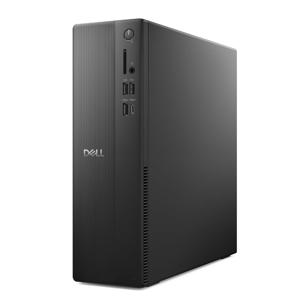Dell Desktop PC Dell Slim ECS1250 Core Ultra 5 225 16GB Memory 512GB SSD Windows 11 Black Next Business Day Repair Service 1 Year HDD Return On-site