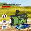 Аварийное радио с ручным приводом AM/FM/WB, радио для прогноза погоды с Power Bank, светодиодный фонарик SOS, солнечное радио для помещений и улицы, для чрезвычайных ситуаций