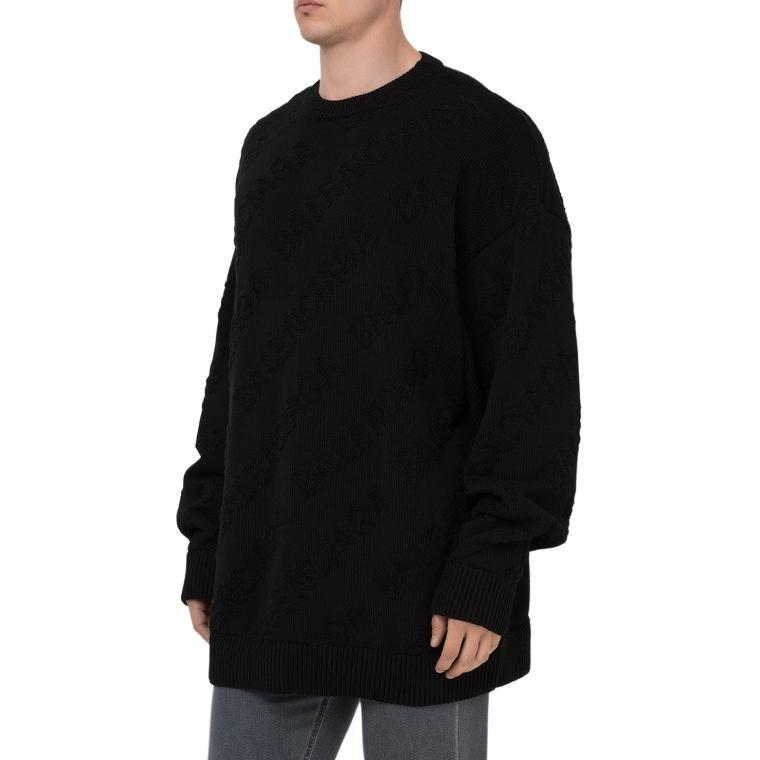 Balenciaga Толстовка Мужская Черная 662728T31661000