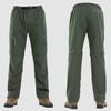 Брюки для отдыха на природе Yousheng Men Outdoor с боковыми карманами, однотонные, с высокой талией, быстросохнущие, съемные, для кемпинга, летние, мужские, дышащие брюки