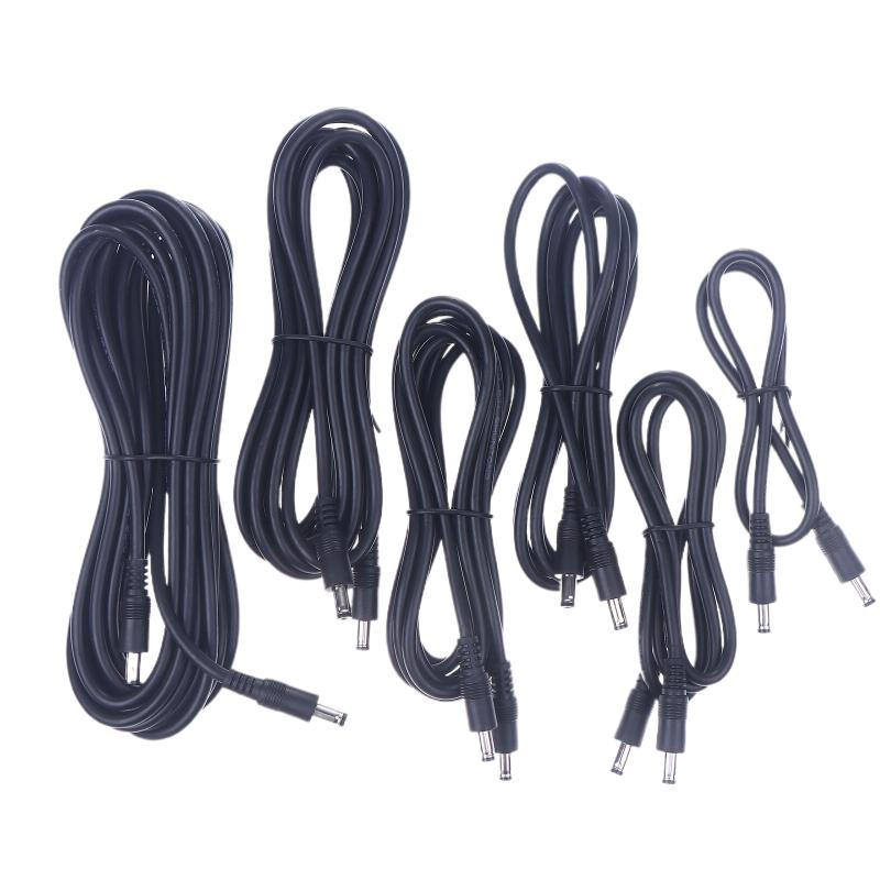 Кабель-провод Dc5521 To Dc5521 18Awg Dc5.5Мм X 2.1Мм Штекер-папа К Штекеру-папе Провод Адаптера Питания Для Светодиодной Подсветки Динамика J60A