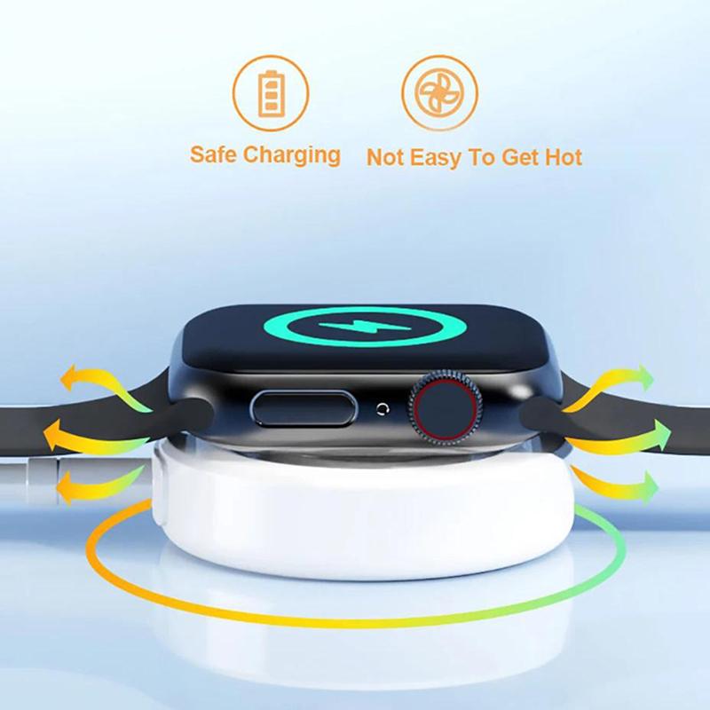 Quick Charger For Apple Watch USB C Wireless Charger For IWatch Series 9 8 7 SE 6 5 4 3 2 1 Magnetic Fast Charging Accessories