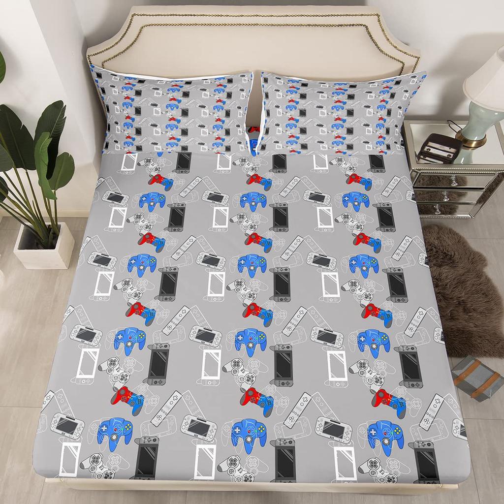 Постельное белье с рисунком лесных животных, шапка на кровать из трех частей, постельное белье с цифровой печатью, комплект из трех частей, для детей и взрослых