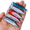 1pc Popper Fishing Lure 7.2cm/9.4g Hard Bait Artificial Topwater Bass Trout Pike Wobbler Fishing Tackle With 2 Treble Hooks