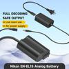 PALO EN-EL15  Dummy Battery Power Bank USB Cable for Nikon D7000 D7100 D7200 D7500 Z5 Z6 Z7 1 V1