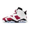 GS Air Jordan 6 Retro Carmine Белый Черный 384665-106