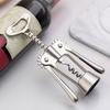 Stainless Steel Wine Corkscrew Wing Design Wine Cork Remover Spiral Bottle Opener  Household