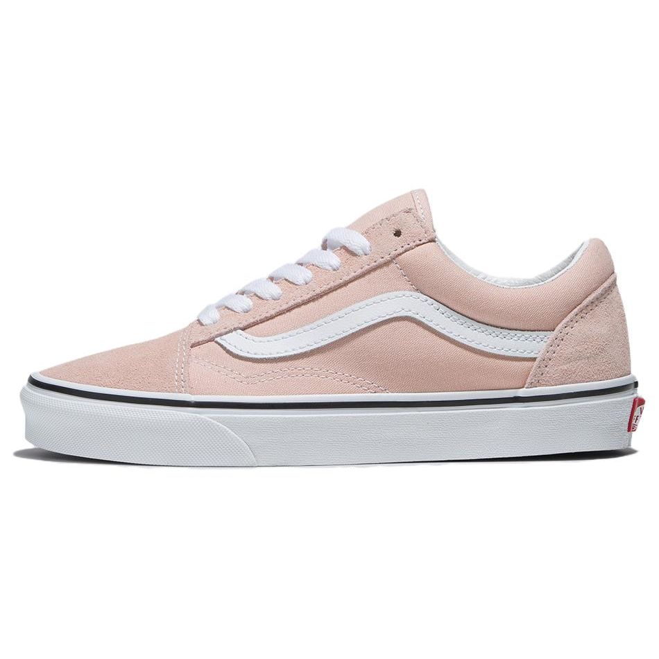 Vans Old Skool Low Top Skate Shoes Unisex Sneakers White Pink VN0005UFBQL