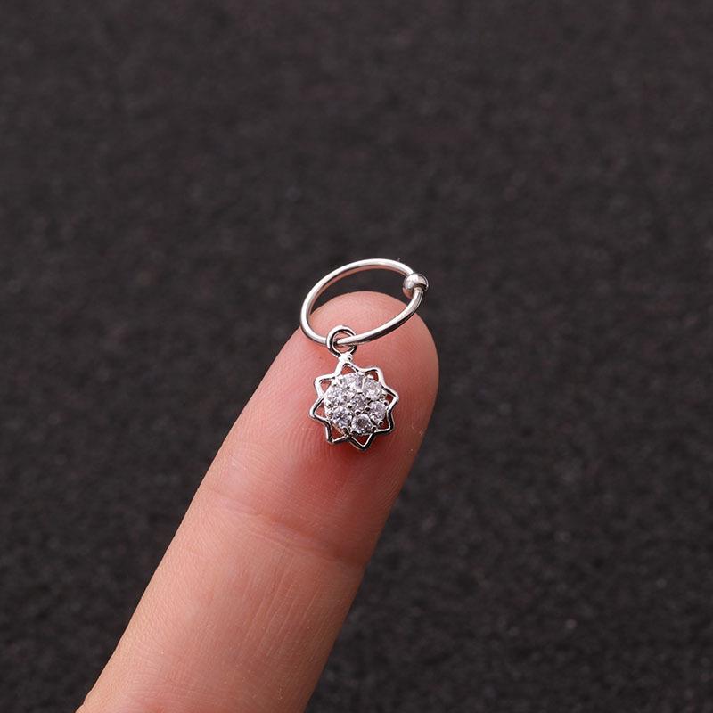 1 шт. серьги с кристаллами для пирсинга ушей висячие серьги-гвоздики для хряща, спирали козелка, модные ювелирные изделия