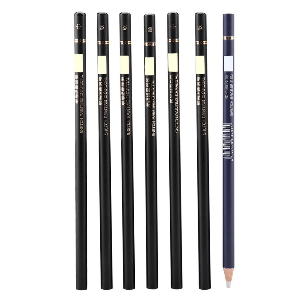 29PCS soft moderate hard charcoal cores art drawing pencil set shadow layering creation