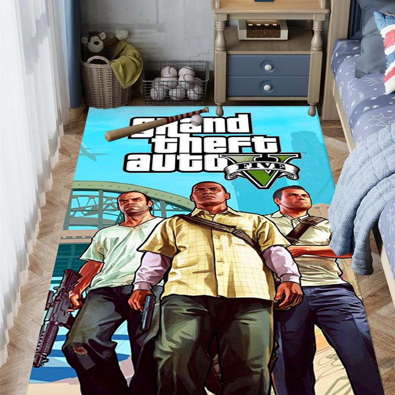 Urban Conflict: Chinatown War carpet printing floor mats Dormitory decoration Art Christmas gifts