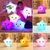 Twinkle Star Pillow Stuffed Star LED Light Up Cushion Glowing Star Throw Pillow Night Light Kids Sensory Plush Toy for Children