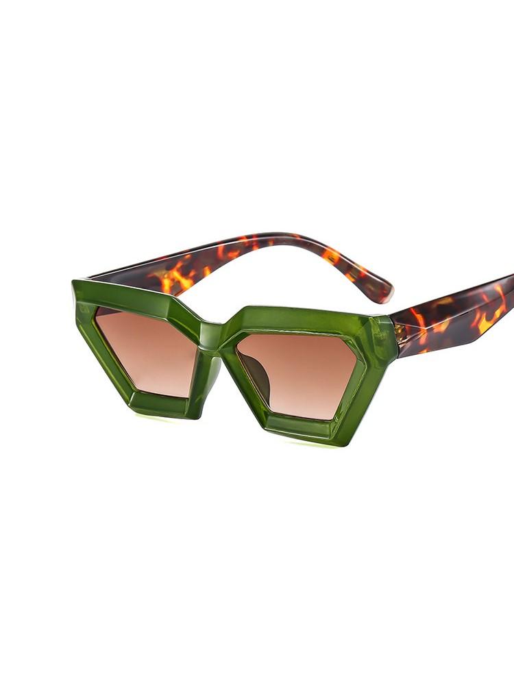 Vintage Cat Eye Sunglasses Woman Black Triangle Retro Ladies Sun Glasses Leopard Female   Cateye Eyewear