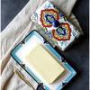 Bohemian Style Butter Dish – Cheese Storage Box with Lid for Kitchen & Table