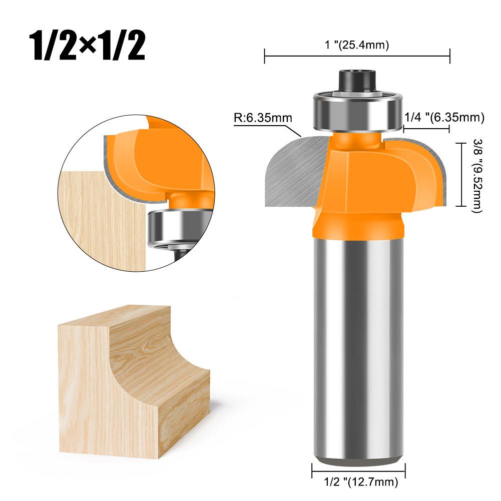 Деревообработка Фальцевый нож Пазовальный нож R-образный нож Ручка 1/2 Ручка 1/4 Фрезерная головка для кромок Нож для прорисовки линий Триммер Гравировка