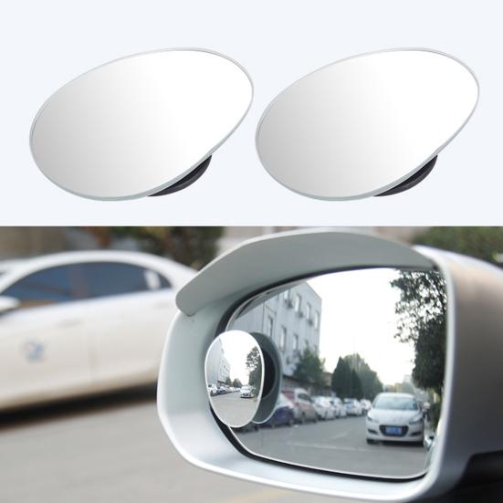 1 Pair Car Blind Spot Rearview Mirrors Frameless Convex Side Mirrors Wide Angle Rear View Car Mirrors Accessories