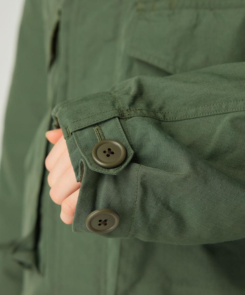 Snow Peak TAKIBI Ripstop Adjustable Jacket Outerwear Jacket for Men and Size S JK-25AU015 Women, Olive,