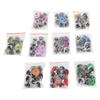 Safety Eyes with Colorful Glitter Washer Accessories for Puppet Toy Stuffed Animals Dolls24MM